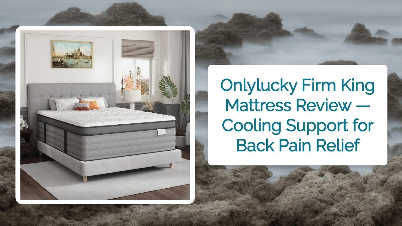 Onlylucky Firm King Mattress Review — Cooling Support for Back Pain Relief