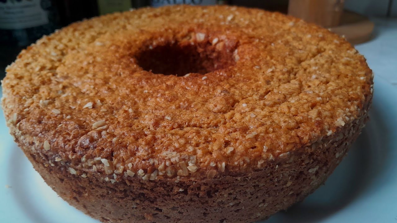 RECEITA DE BOLO DE AVEIA COM IOGURTE E BANANA  SEM GLÚTEN / BOLO DE AVEIA COM IOGURTE #cooking 