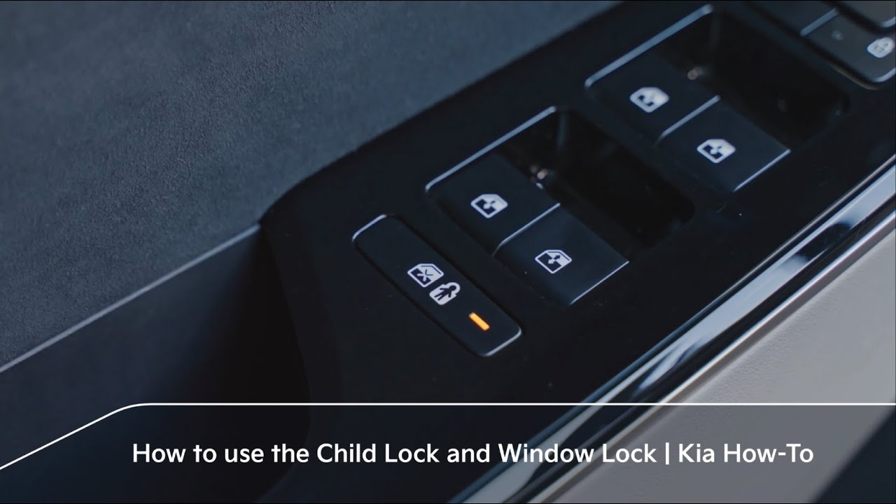 How to use the Child Lock and Window Lock | Kia How-To