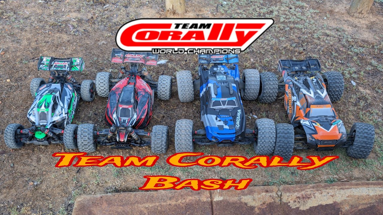 Team Corally Kagama , Xtr , Asuga & Spark bash ... All beasts