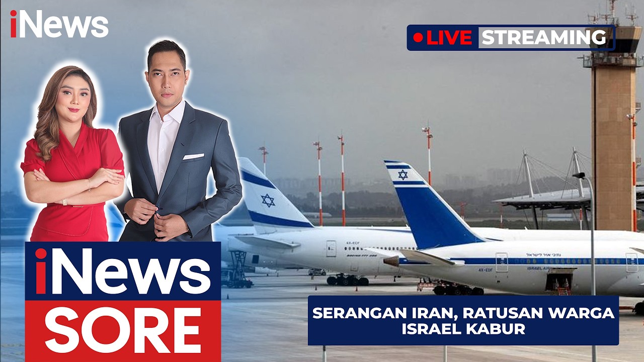 🔴LIVE | Serangan Iran, Ratusan Warga Israel Kabur  | iNews Sore  (10/03)