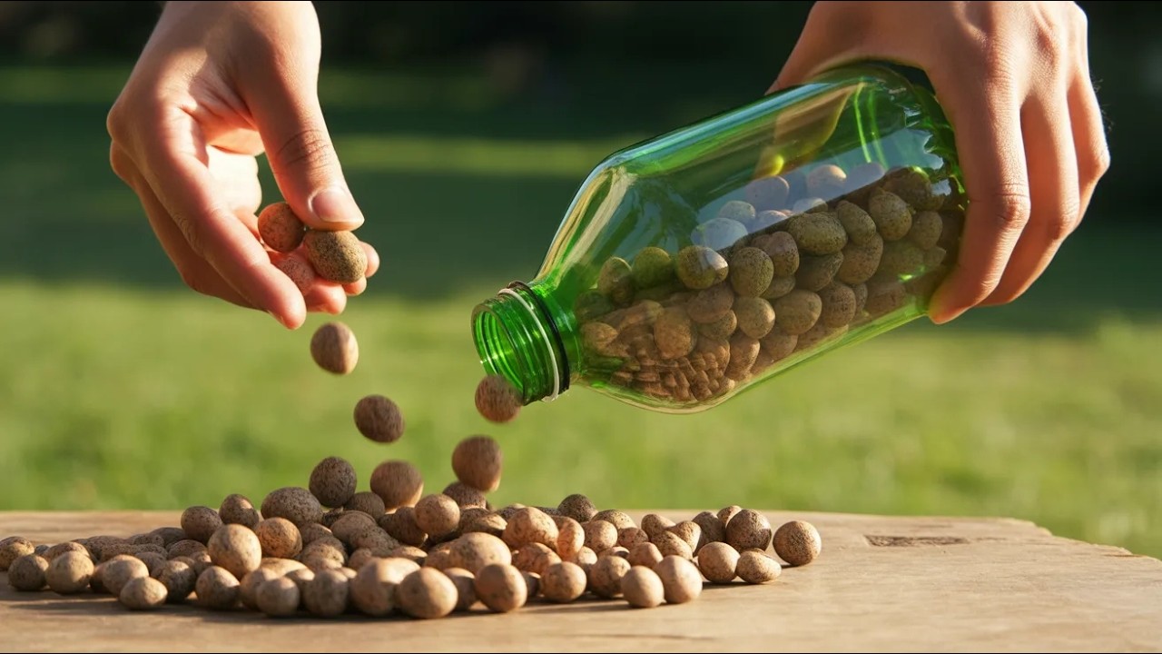 Mettez des cailloux dans une bouteille, vous n'imaginez pas le résultat!