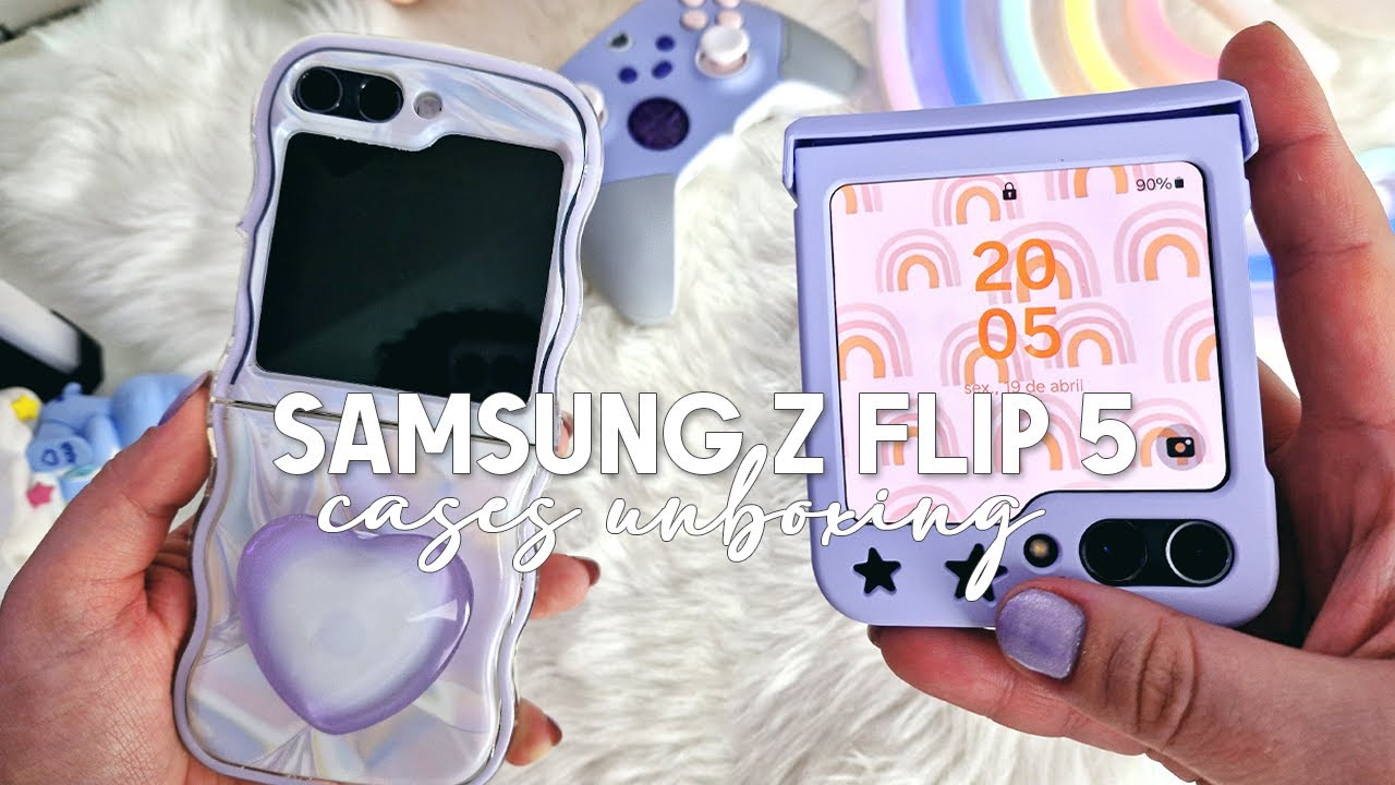 Muitas capas LINDAS para o Z Flip 5 Unboxing | Comprei no Aliexpress