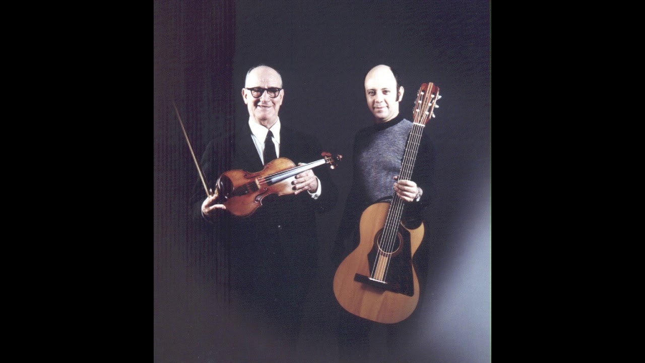 Joe Venuti with Lino Patruno in Milan, 1971