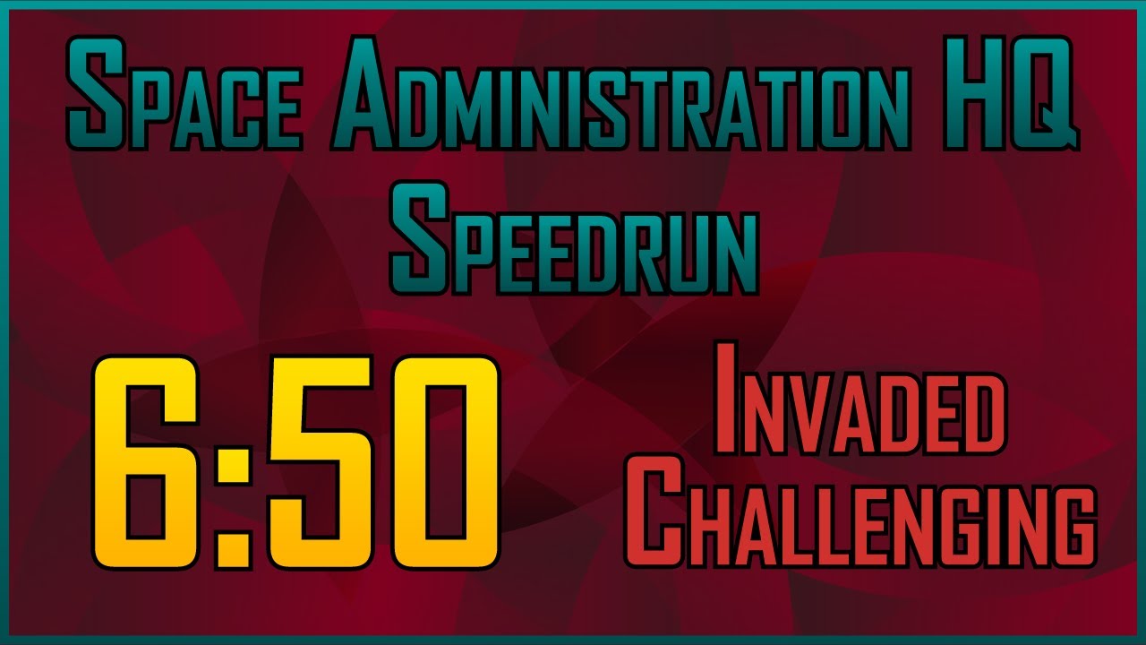 Space Admin Speedrun - Invaded Challenging - Xbox 6m50