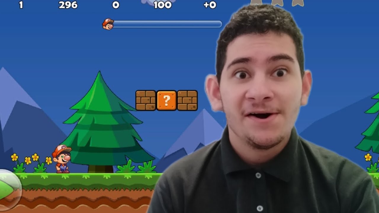 jogando Super Jump World 2 pra ver se ê melhor que Mario!