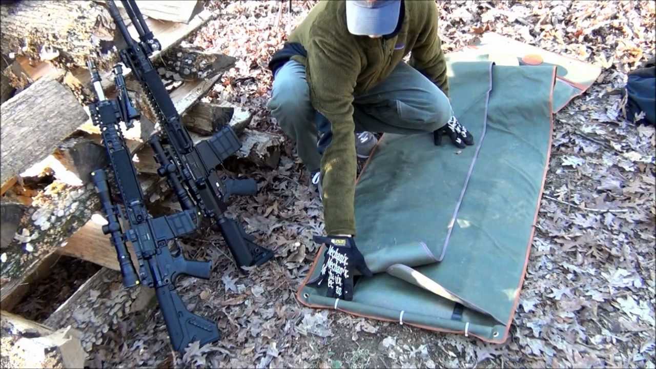 Bipod loading  &  DIY shooting mats