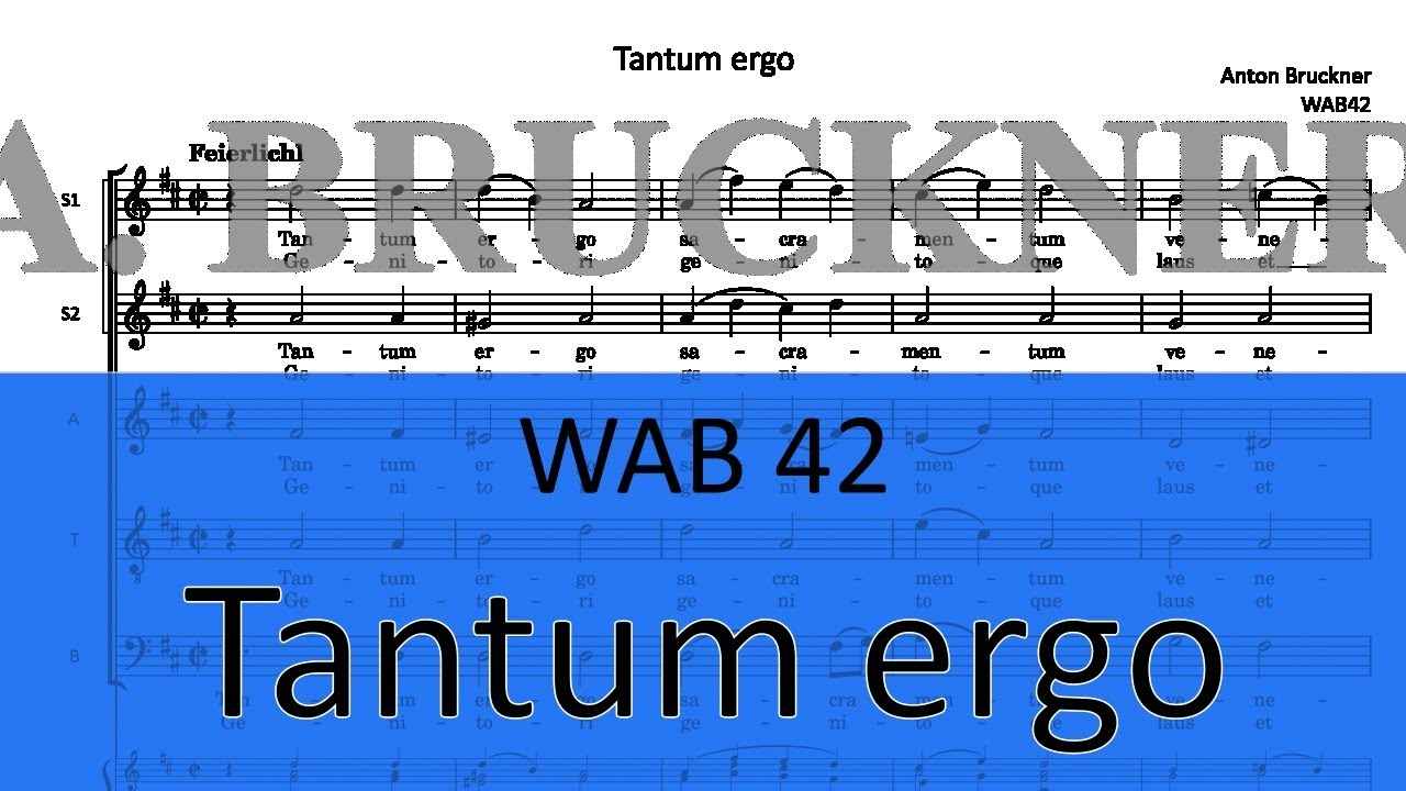 Bruckner WAB 42 (Tantum ergo)