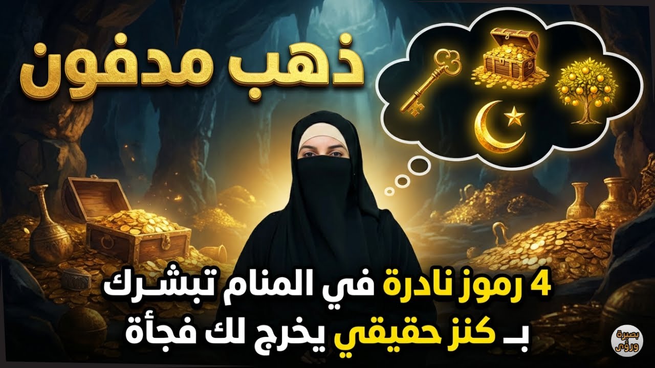 ذهب مدفون".. 4 رموز نادرة في المنام تبشرك بـ "كنز حقيقي" يخرج لك فجأة