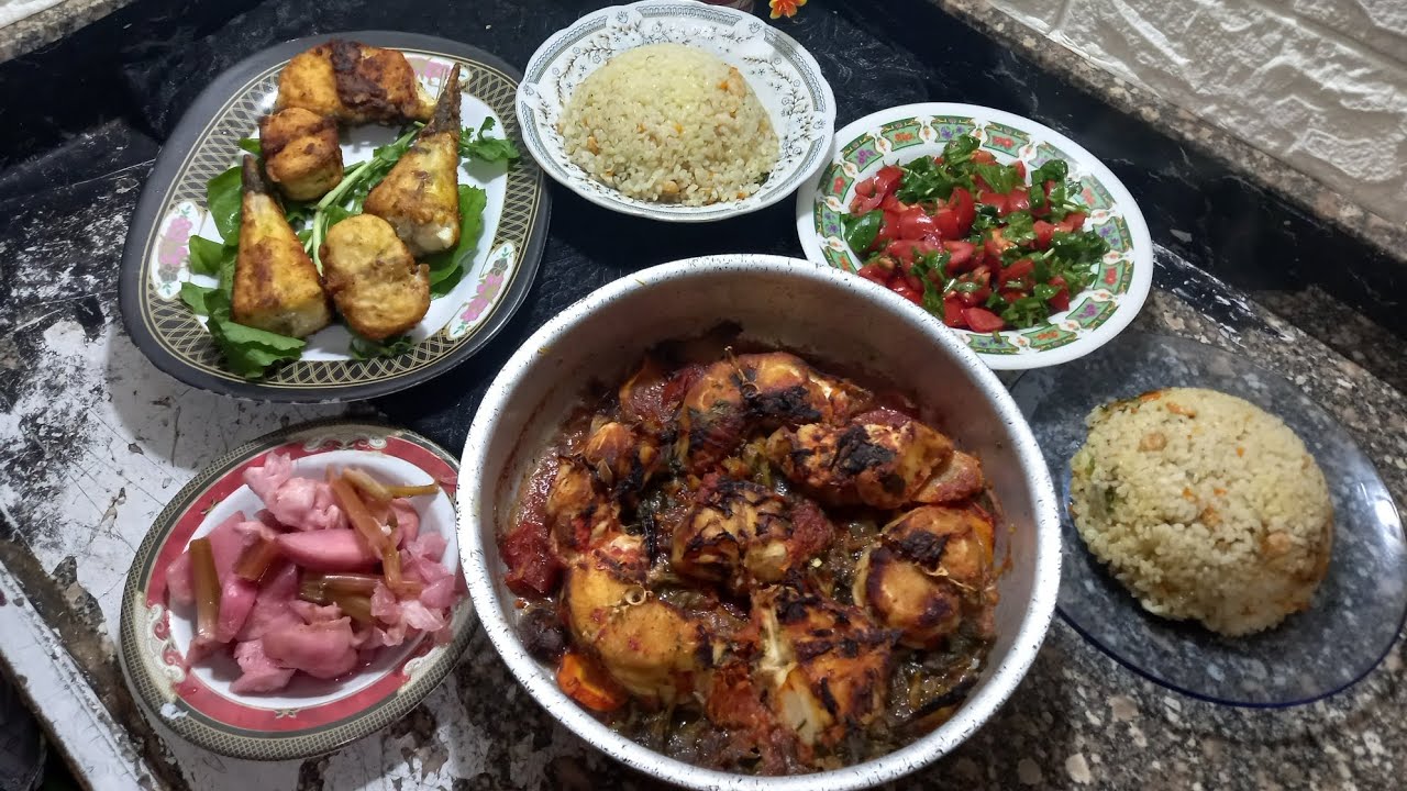 اكلات صحيه ومغذيه يسلام علي الكلام رز بالجمبرى🦐🦑