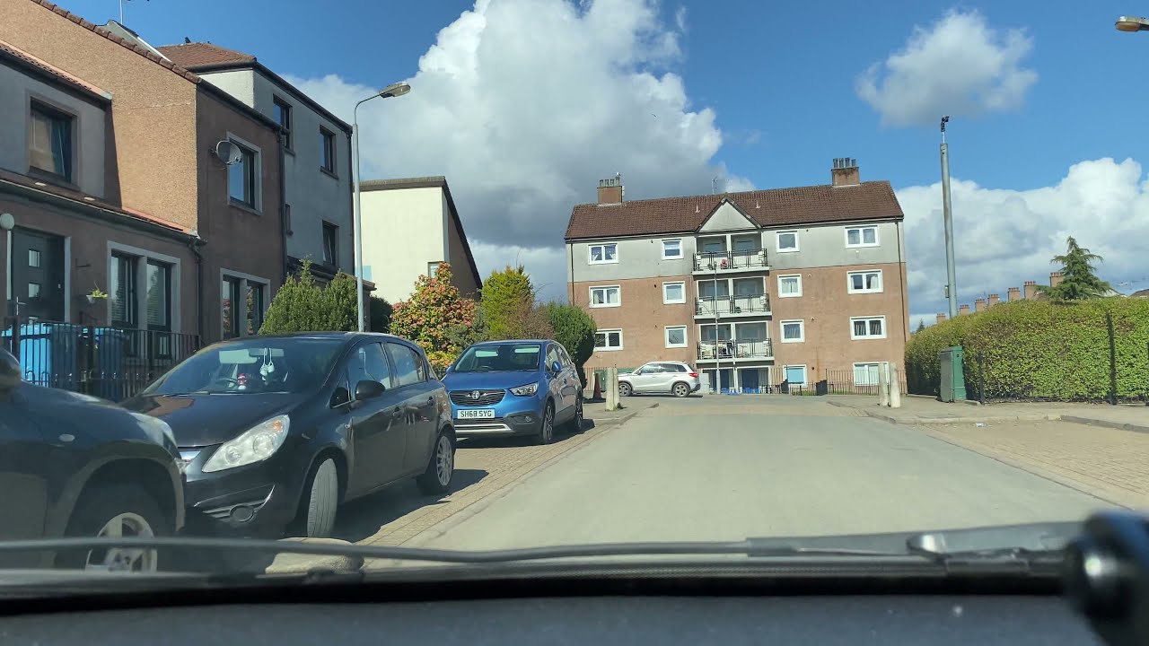 Driving in Glasgow - Drumchapel - April 2021