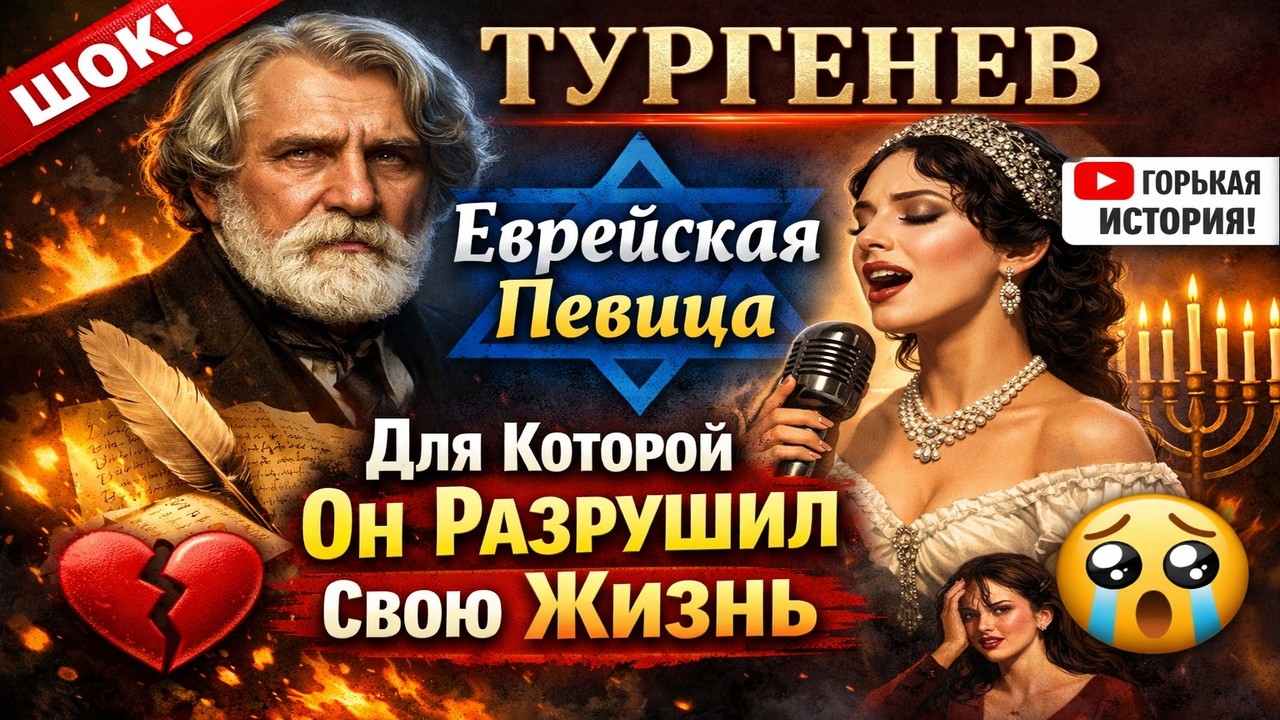 ТУРГЕНЕВ Еврейская Певица Для Которой Он Разрушил Свою Жизнь