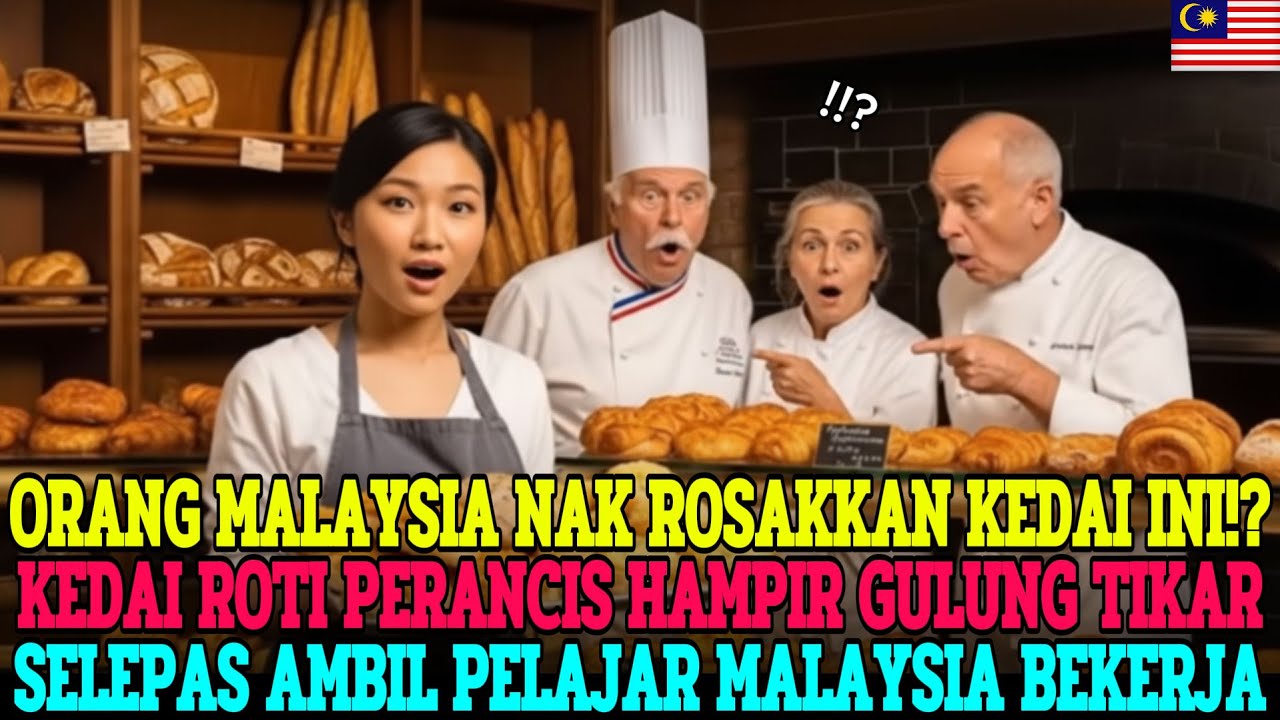 SEJAK ORANG MALAYSIA DATANG, KEDAI ROTI PERANCIS BERUBAH! AMBIL PELAJAR MALAYSIA, NASIB BERALIH!