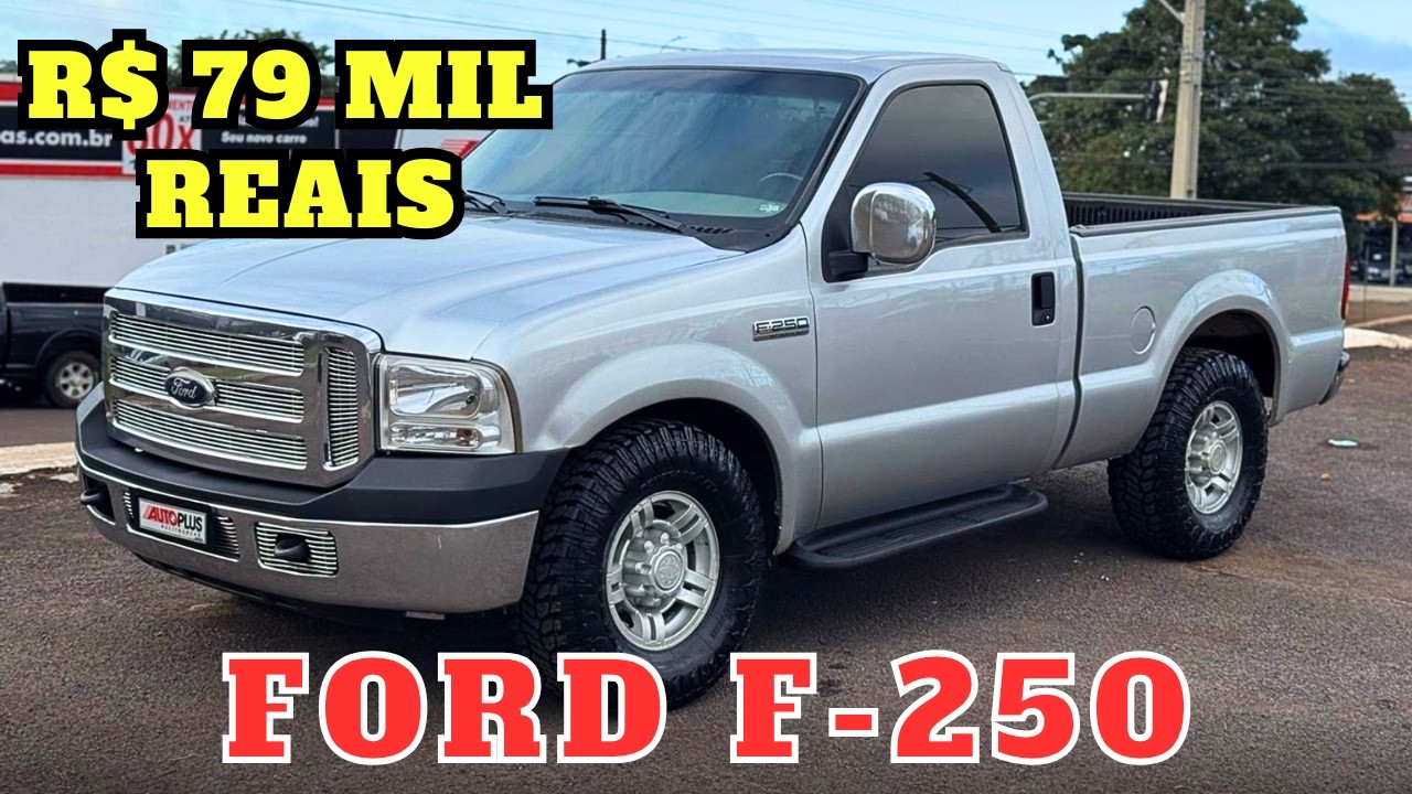 FORD F-250 À VENDA POR APENAS 79 MIL REAIS