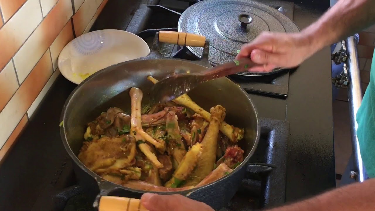 Como fazer frango caipira