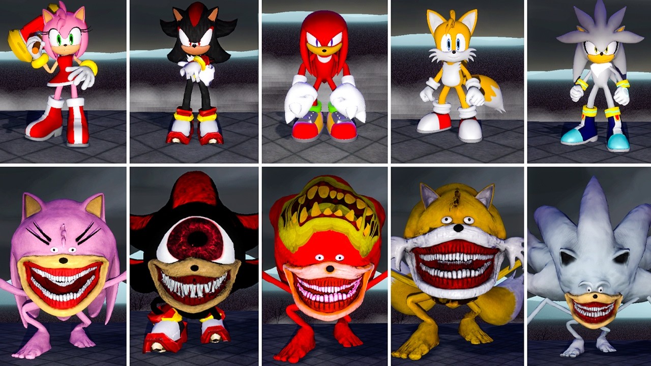 NEW EVOLUTION OF SONIC TAPES FAMILY WILL AMAZE YOU WITH THEIR POWER IN GARRY'S MOD!