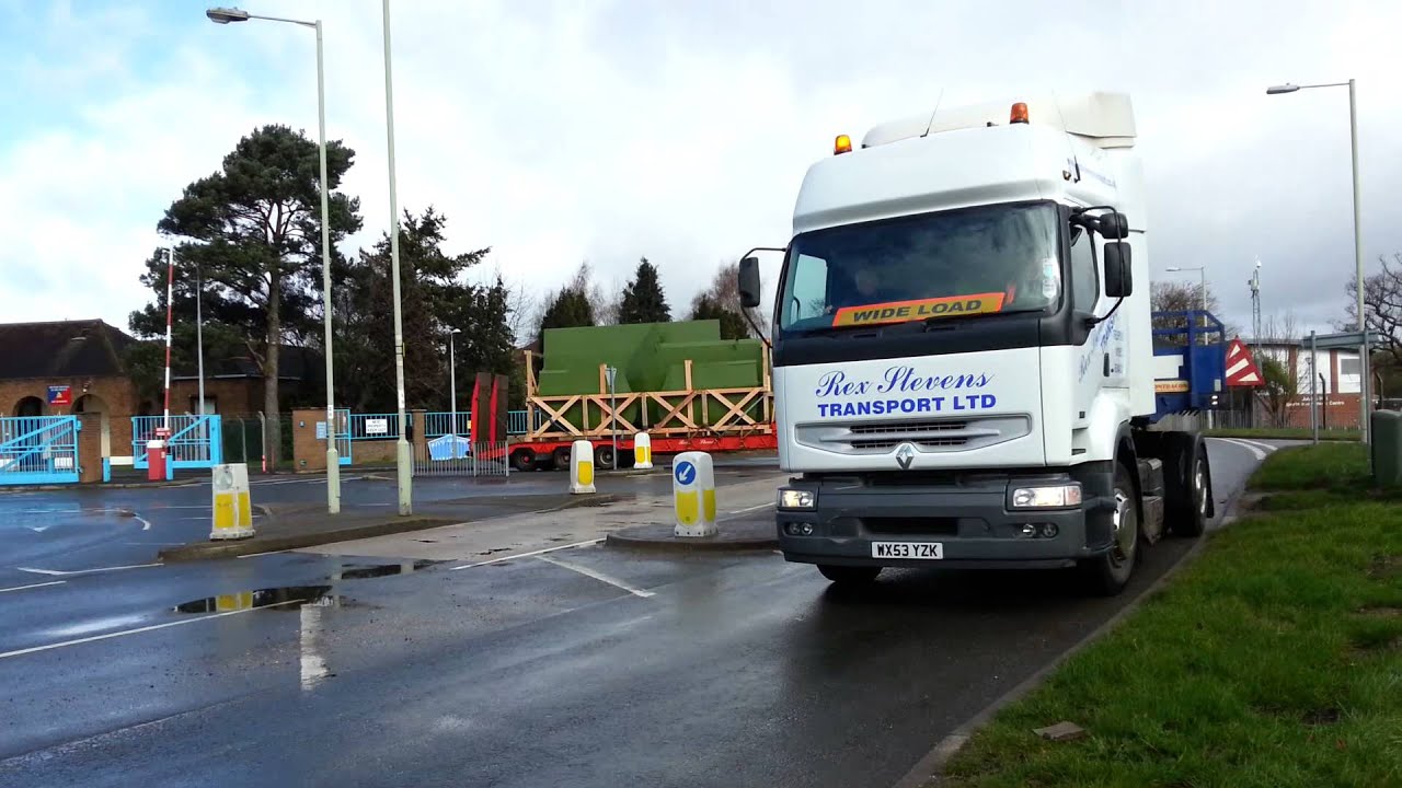Aircraft transported from RAF Shawbury to RAF Cosford