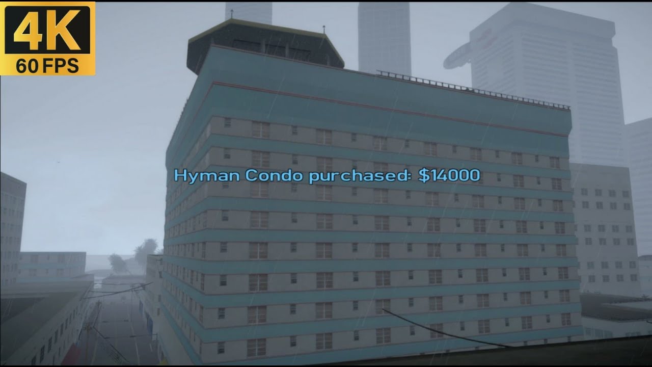 GTA Vice City Nextgen Edition : Buying All Safehouses (4K)
