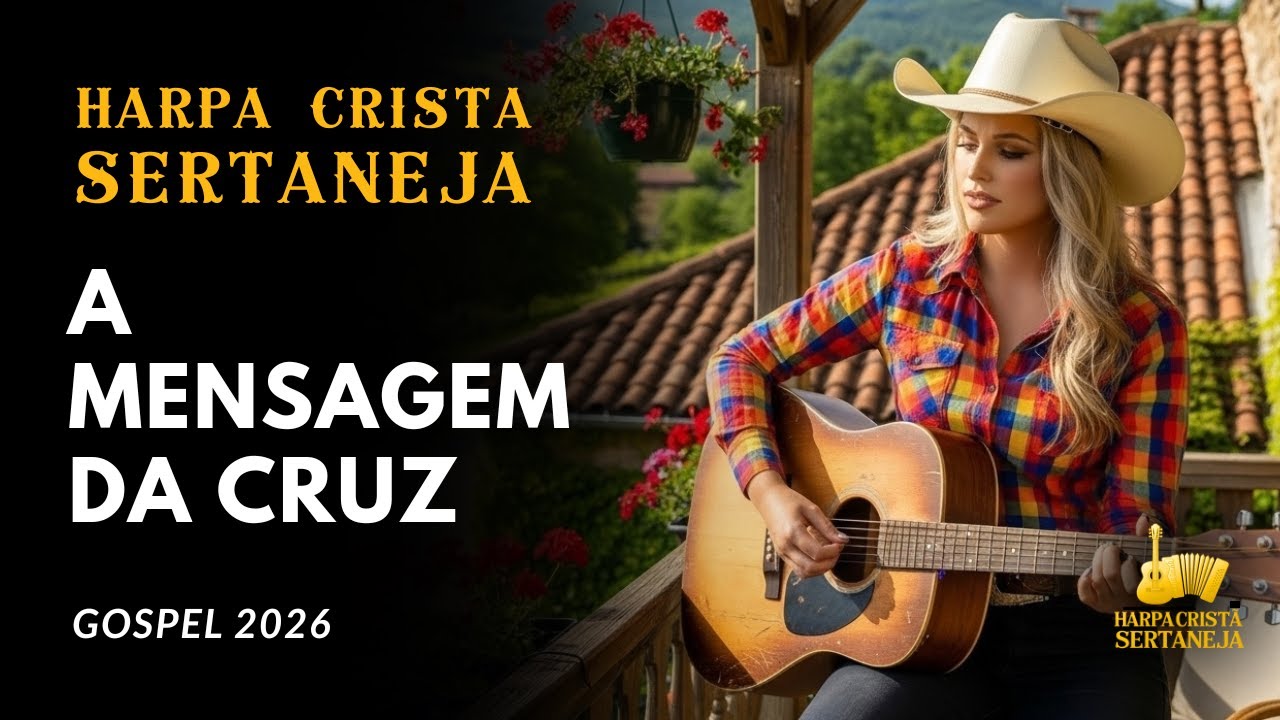 A Mensagem da Cruz em Sertanejo! Esse Louvor Vai Tocar Sua Alma | Harpa Cristã