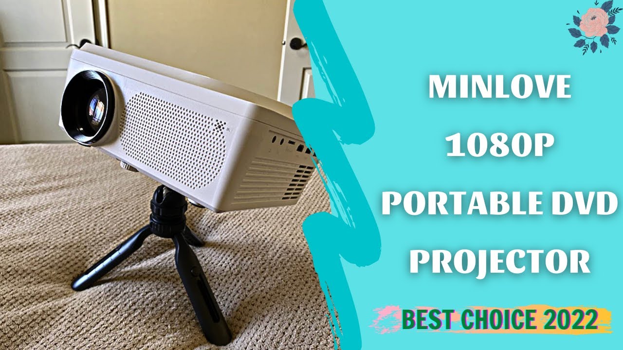 MINLOVE 1080P Portable DVD Projector Review & Test | Top Mini Movie Projector for Outdoor