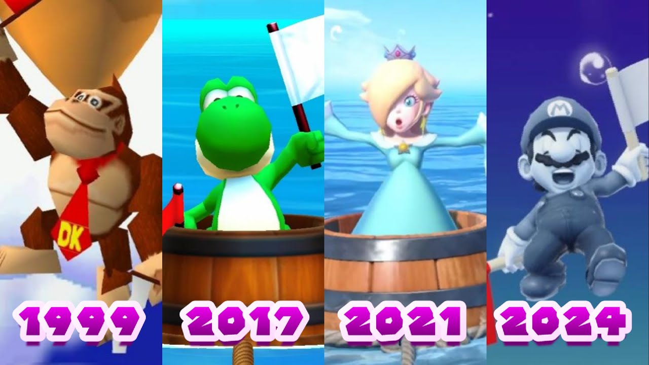 Evolution of Shy Guy Says in Mario Party (1998-2024) [4K]