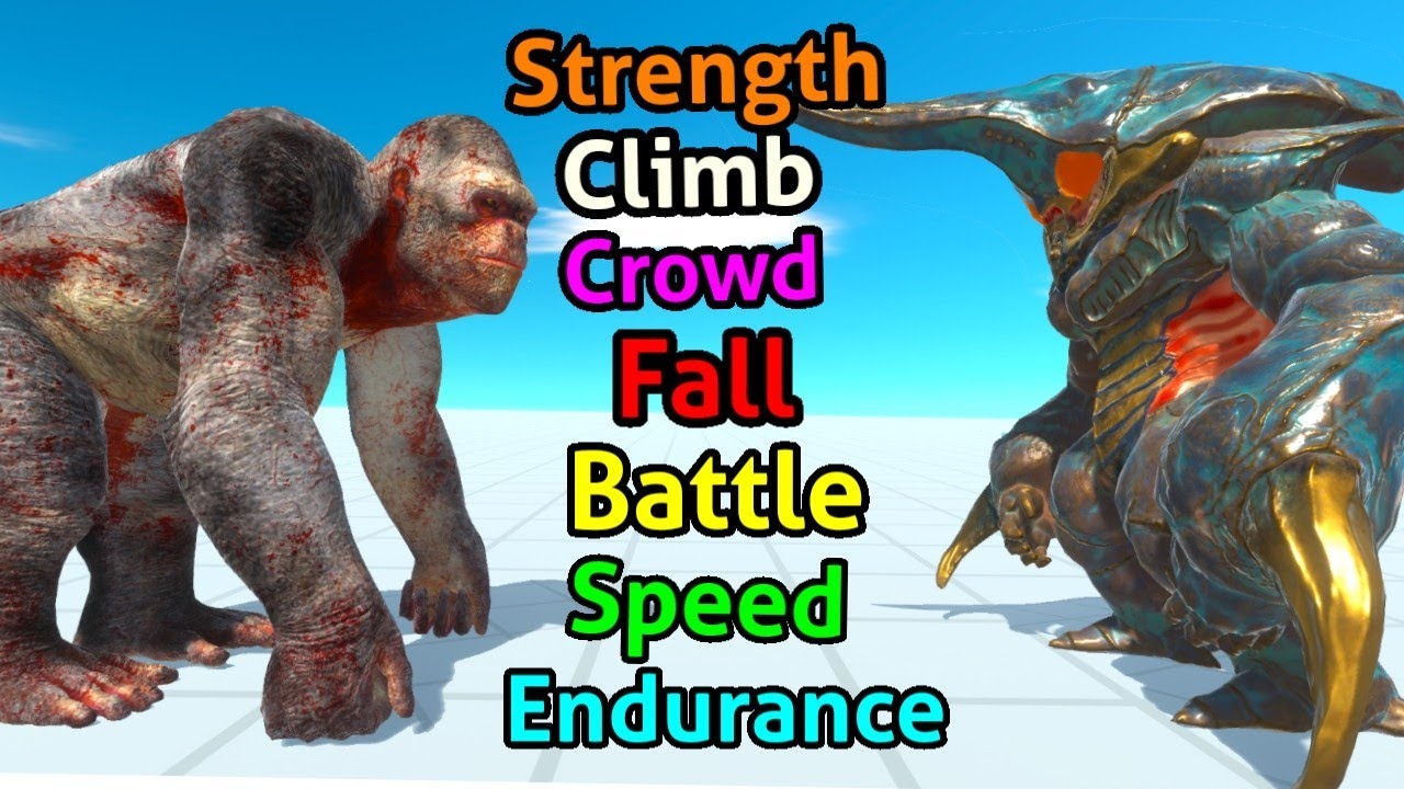 Battle ability Goro vs ranthorn Animal Revolt Battle Simulator