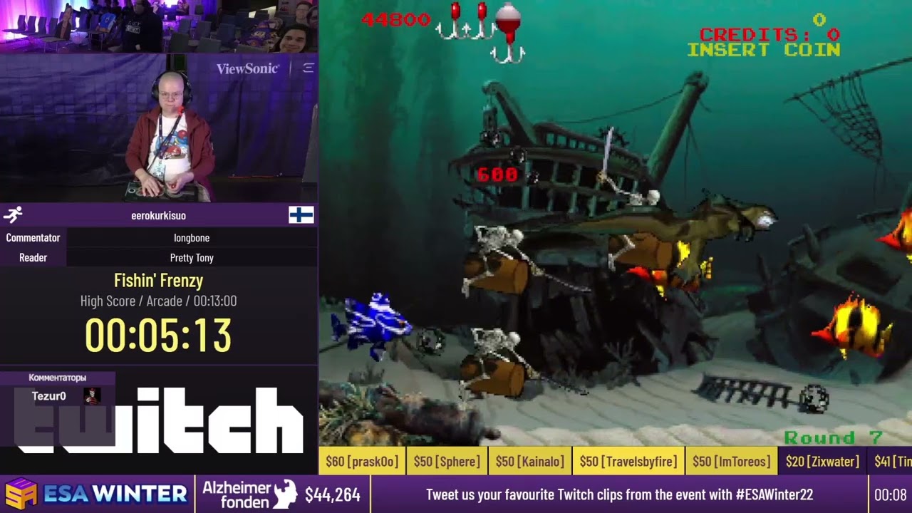 Fishin' Frenzy [High Score] от eerokurkisuo #ESAWinter22 [RU]