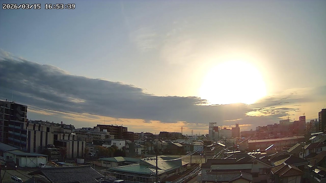 埼玉県越谷市登戸町お天気ライブカメラSaitama Koshigaya weather Live camera.world.cam