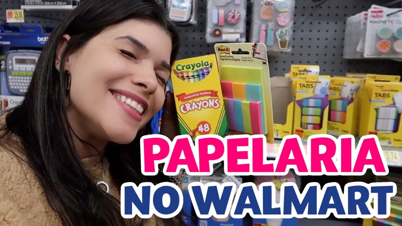 PAPELARIA E MATERIAL ESCOLAR NO WALMART DE ORLANDO