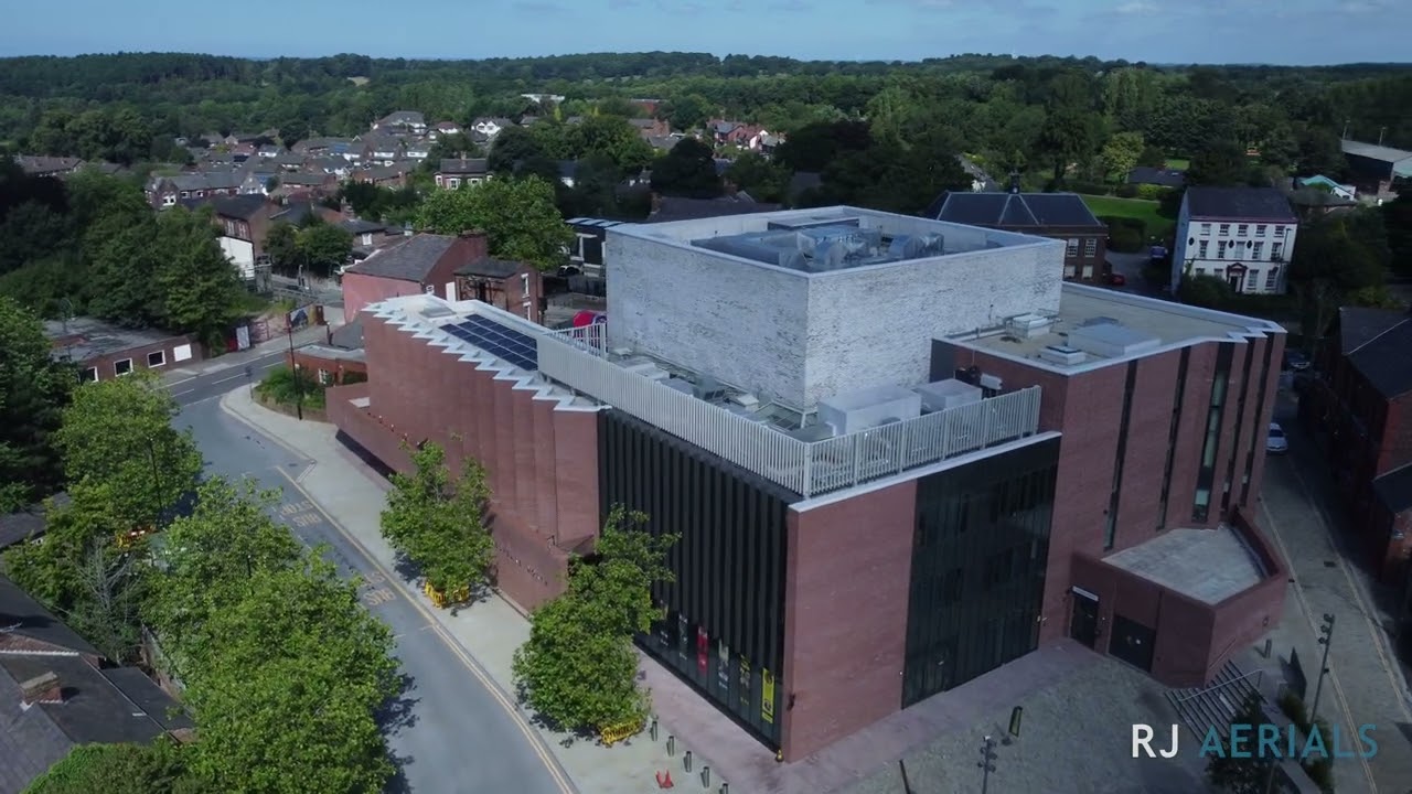 2023 Best Prescot Merseyside 4K Drone Stock Footage