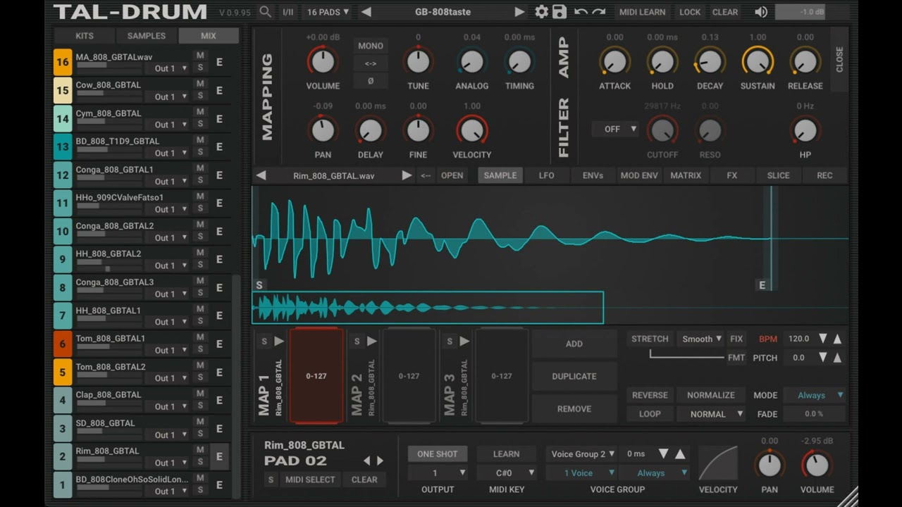 TAL Software releases TAL-Drum for macOS, Windows & Linux