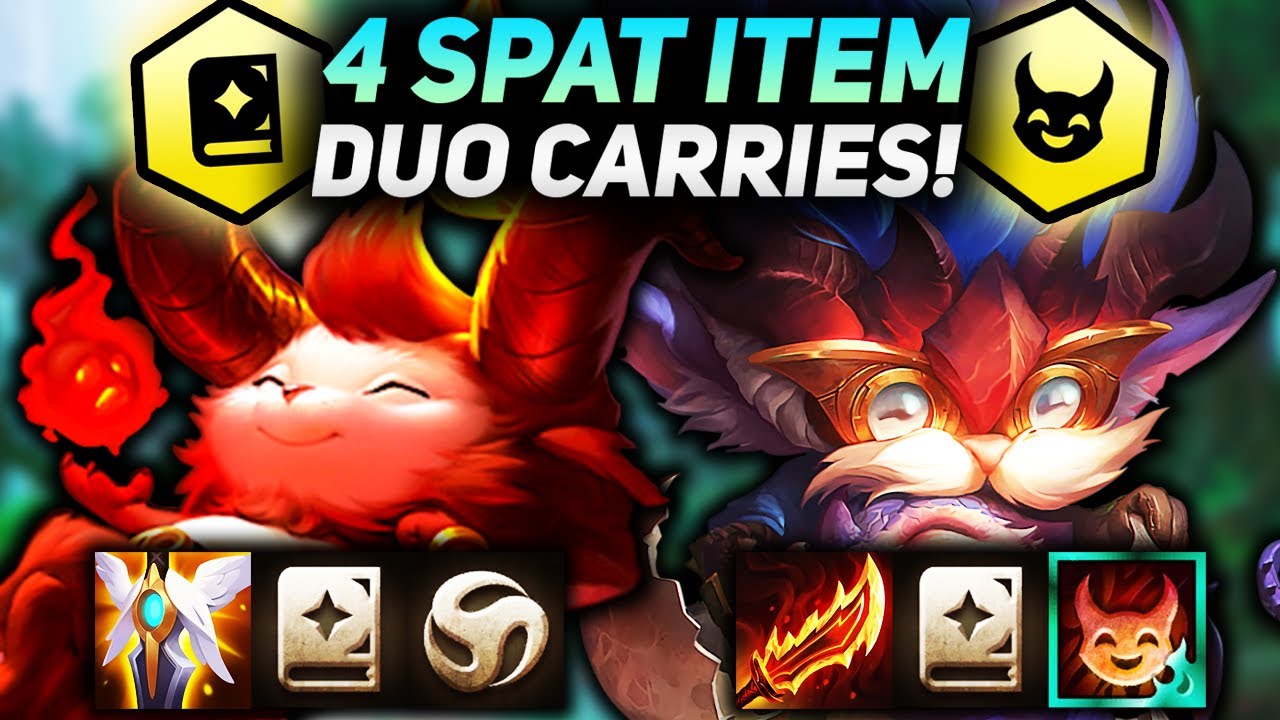 4 SPAT ITEM TEEMO AND HEIMER CARRIES!! | Teamfight Tactics