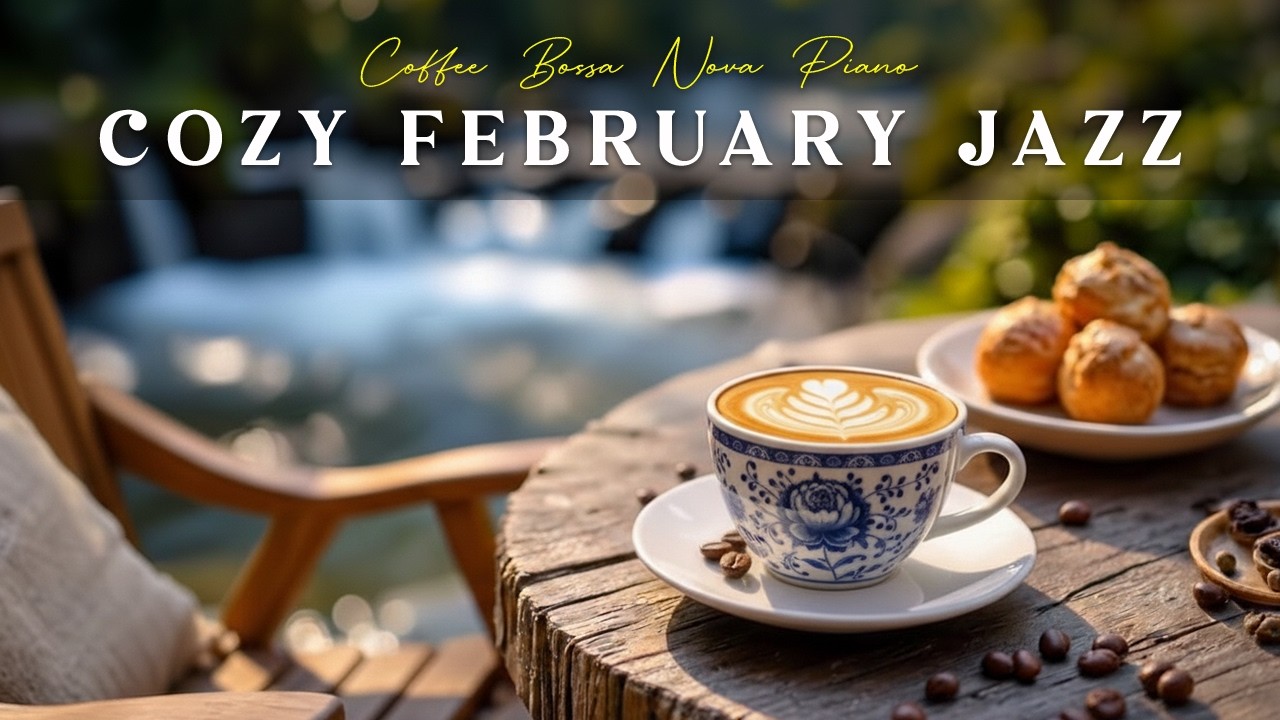 Spring Café Jazz ☕ Cozy Tulip Coffee Ambience & Soft Bossa Nova for Relax, Study & Happy Mood