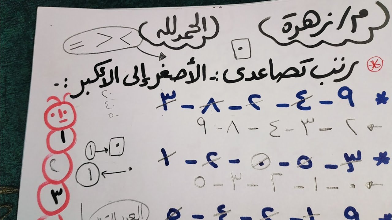الترتيب التصاعدي مرحلة التأسيس من أصعب المراحل ال بنمر بيها 🫶 السهل صعب مس زهرة