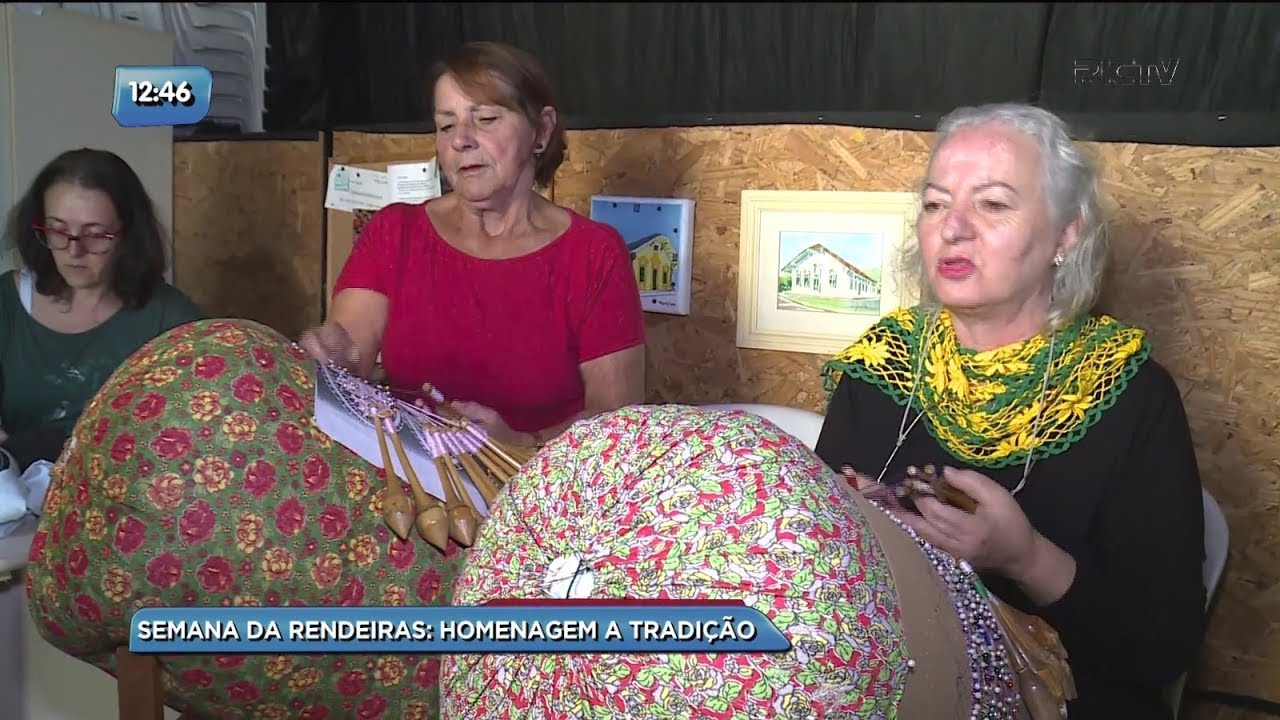 Semana das rendeiras: homenagem à tradição da renda de bilro
