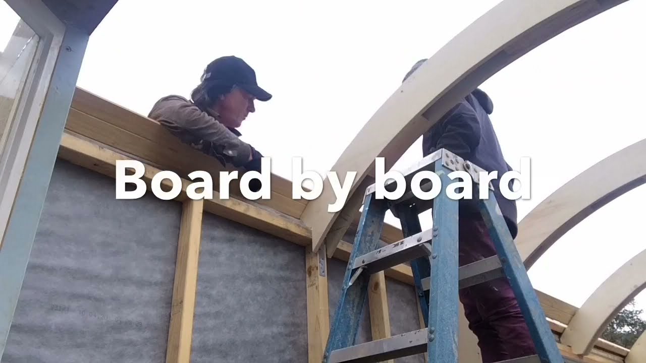 Tiny House Self Build/Ceiling/Gypsy Wagon on Wheels/Health Moves with Anna
