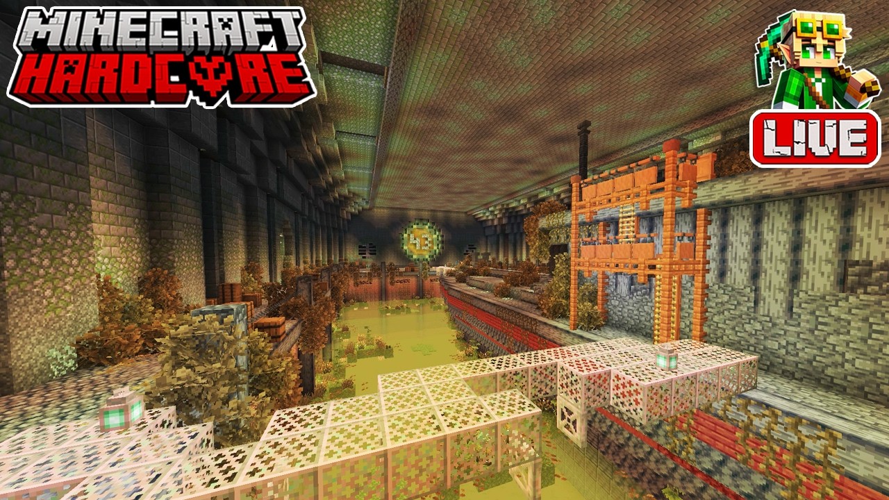 🔴 LIVE 🔴 Building a Fallout-Inspired Vault in my 54,500 Day Hardcore Minecraft World