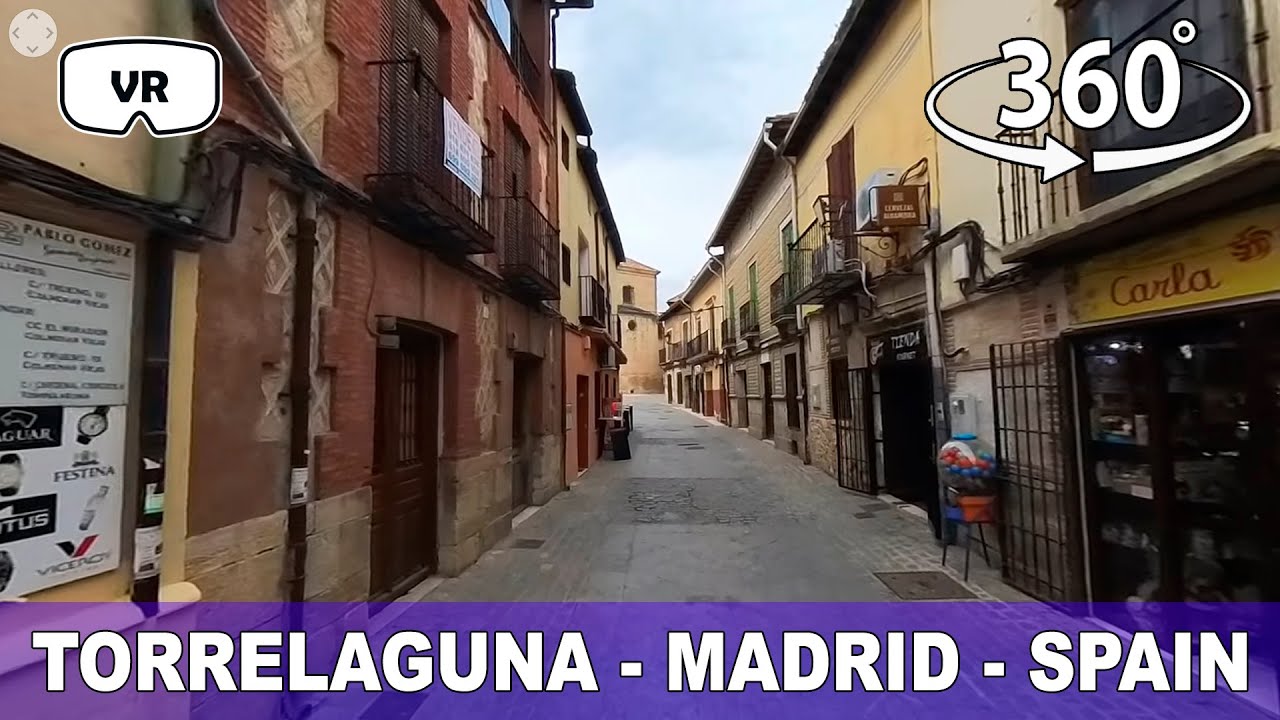 ¡Descubre Torrelaguna! 360º Paseo por sus Calles y Plaza Mayor 🏛️