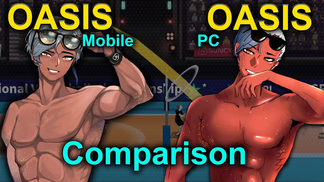 The Spike. Volleyball 3x3. OASIS (mobile) vs OASIS (PC). Comparison. All Characteristics. Best Jump