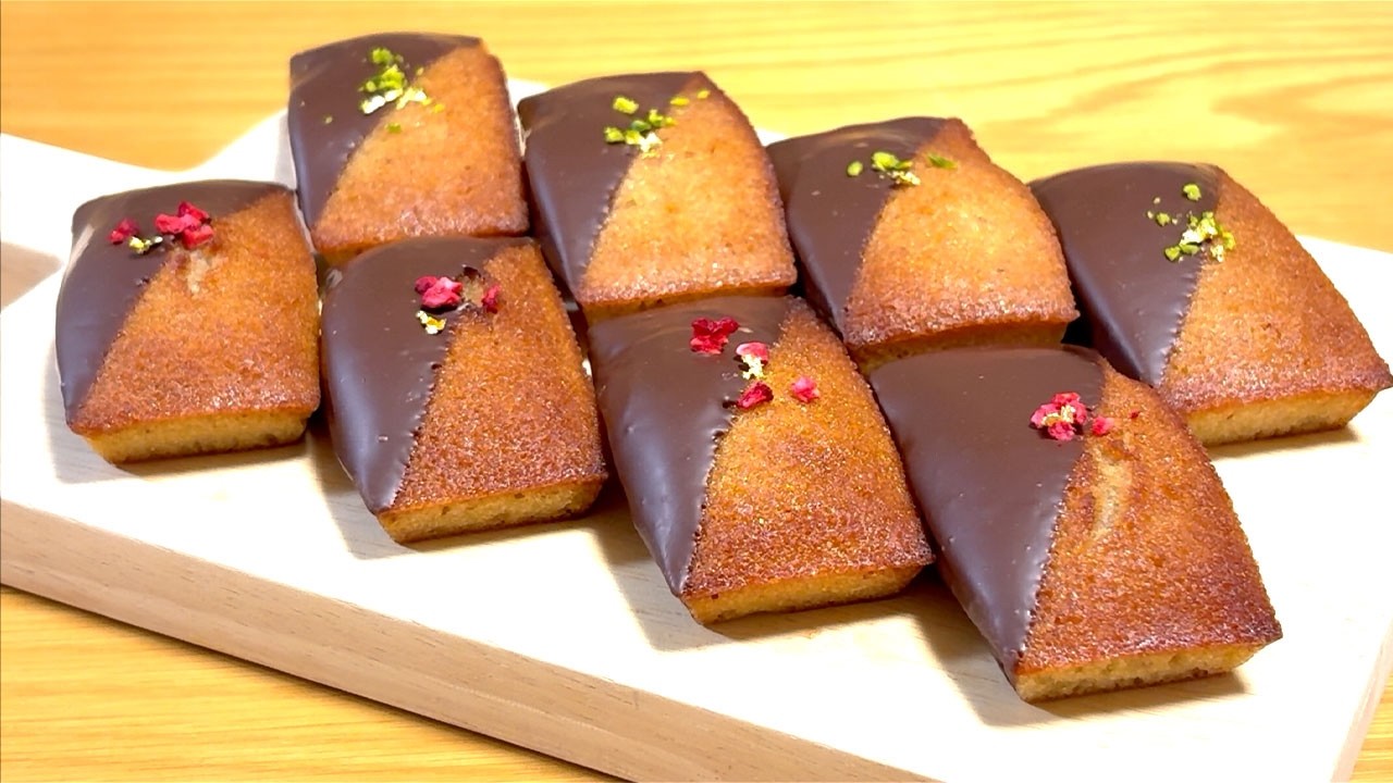 【テンパリング】チョコとフィナンシェは美味しい！コーティングしてデコレーションしてプレゼントにも。