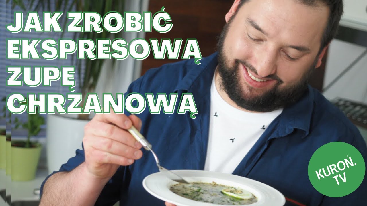 Jak zrobić ekspresową zupę chrzanową (postną) - przepis - Jasiek Kuroń gotuje