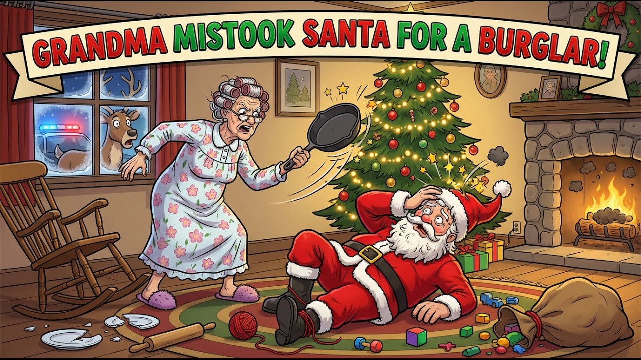 Grandma Mistook Santa for a Burglar  - Funny Country Christmas Song 🍳🎅