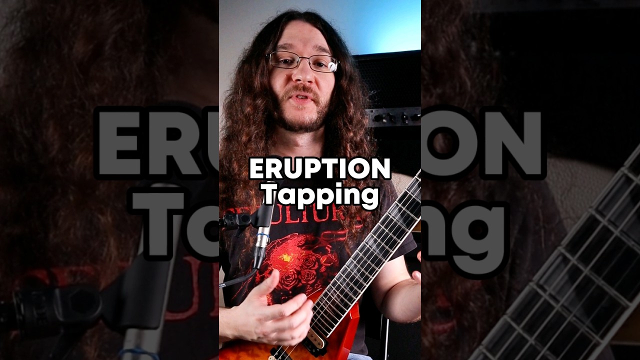 Eruption - Van Halen #гитарный урок #guitar #metal #vanhalen #tapping #guitartapping
