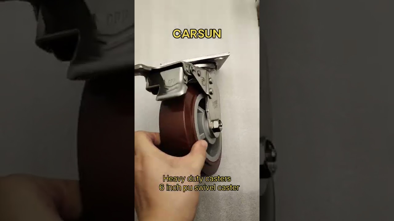 Heavy Duty Casters 6 Inch Polyurethane Swivel Caster Wheels