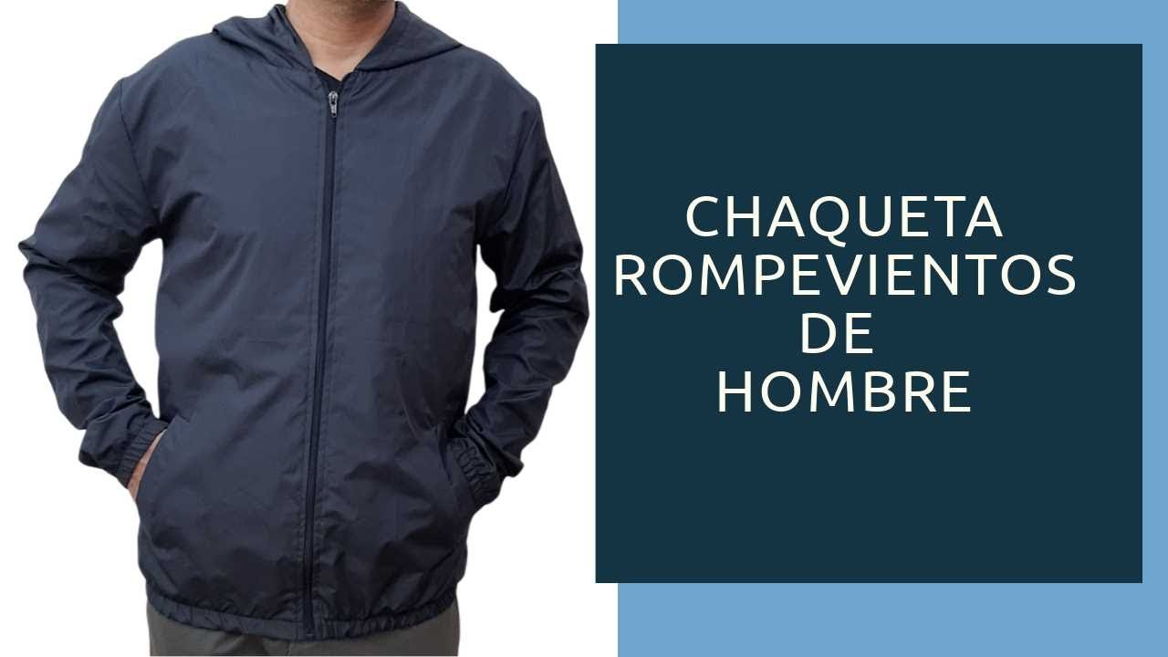 CHAQUETA ROMPEVIENTOS HOMBRE/impermeable/Confección/Paso a paso/