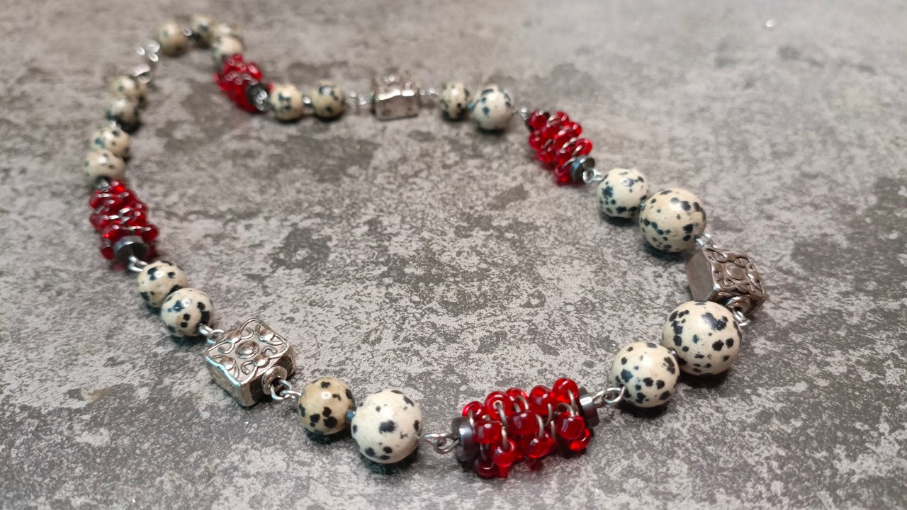 Перепелиная яшма.#доипосле #handmade #переделкаукрашений #ручнаяработа #