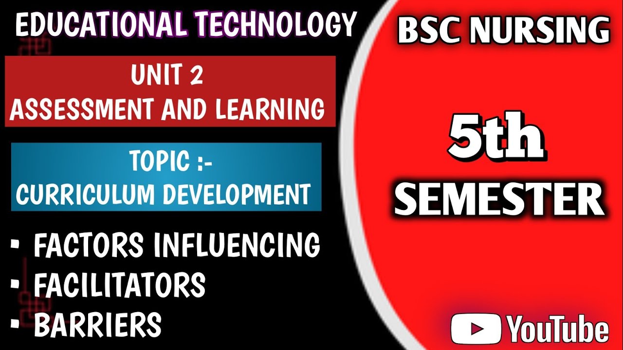 CURRICULUM DEVELOPMENT || UNIT 2 EDUCATIONAL TECHNOLOGY || BSC NURSING 5TH SEMESTER || NOTES || 