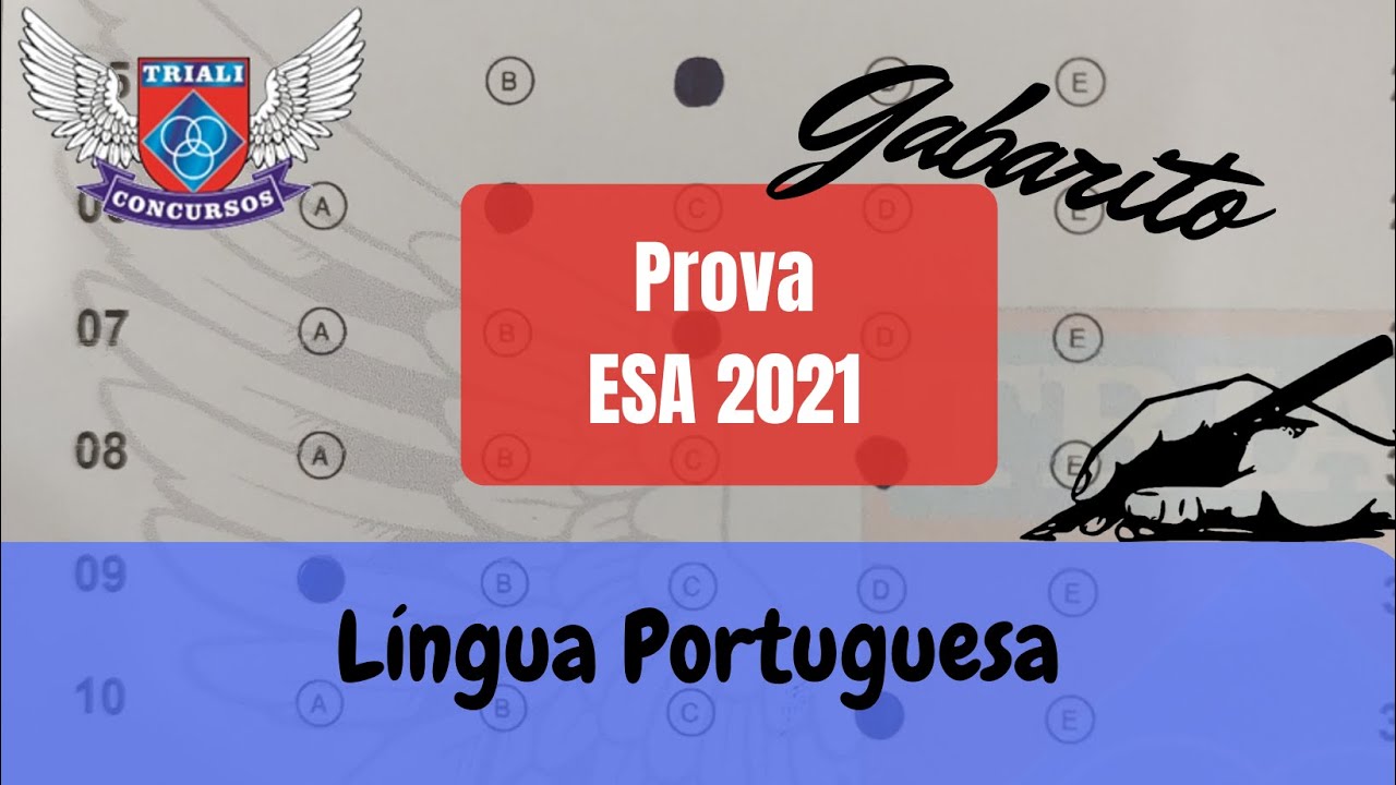 PROVA ESA 2021/2022 - PORTUGUÊS