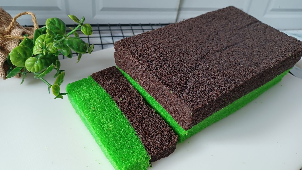 Kenapa gak dari dulu nyoba resep yang 1 ini ternyata enak juga  | resep bolu pandan ketan hitam