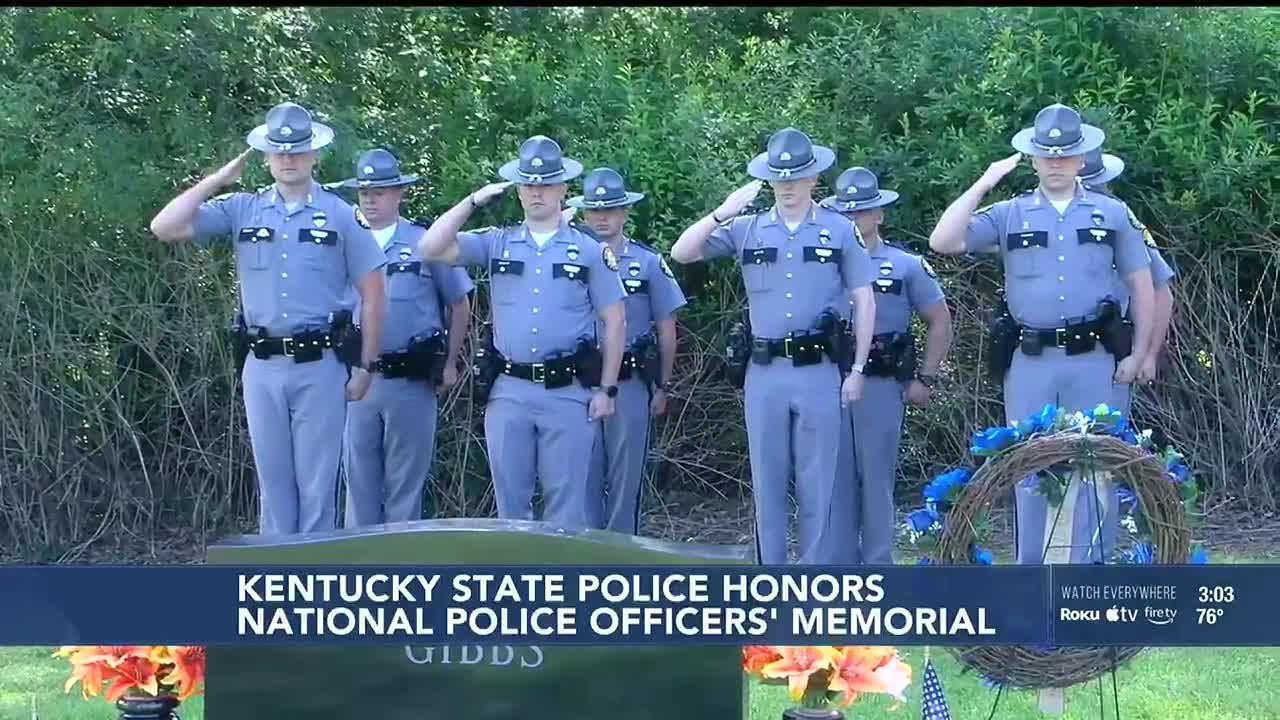 Kentucky State Police honors fallen troopers